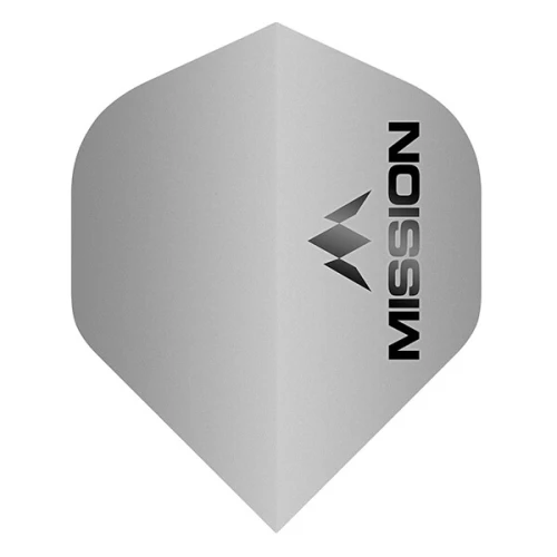 Piórka Mission Logo matt srebrne