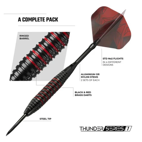 Lotki do darta Thunder Series M3 23g steel tip