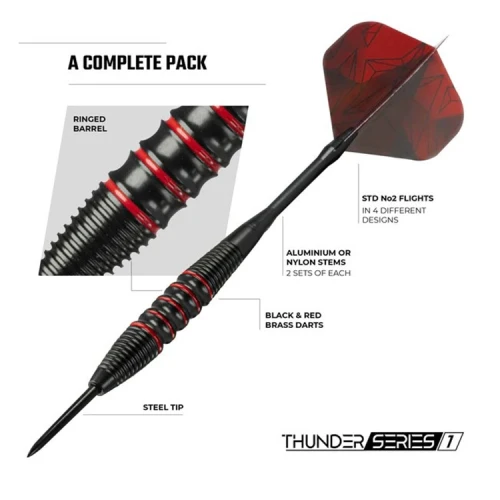 Lotki do darta Thunder Series M4 21g steel tip