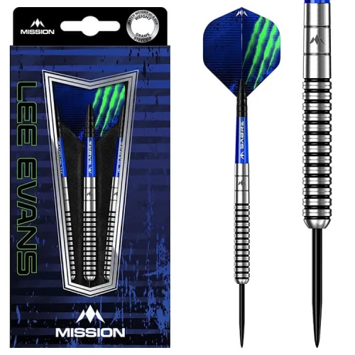 Lotki do darta Mission Lee Evans Darts Electro Black 21g
