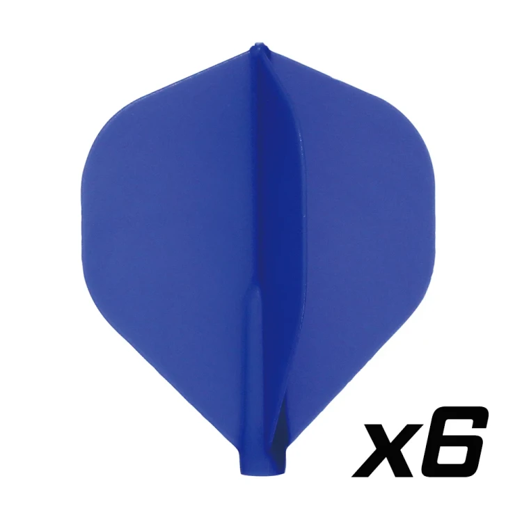 Piórka Cosmo Darts Fit Flight x6 niebieskie Standard