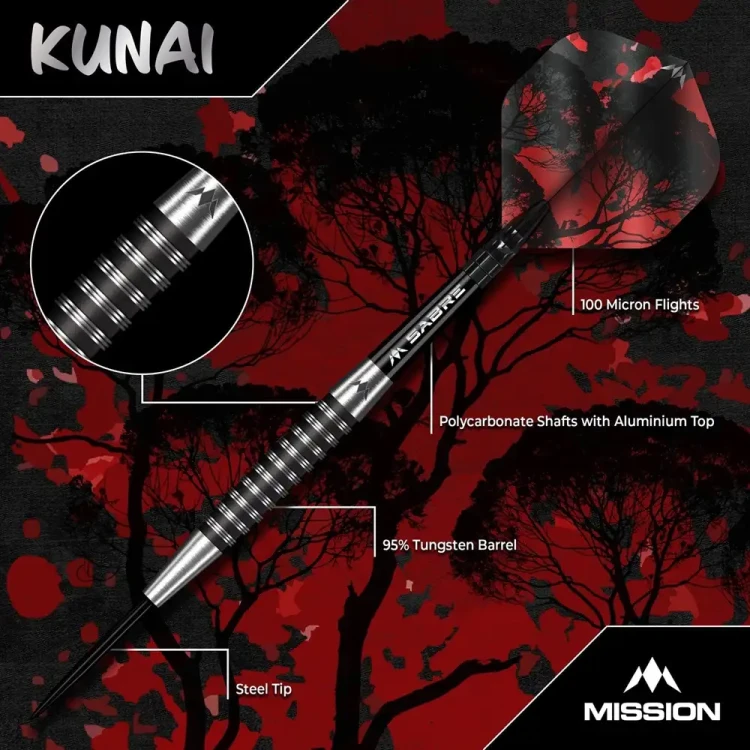 Lotki Mission Kunai Black PVD 23g 90%