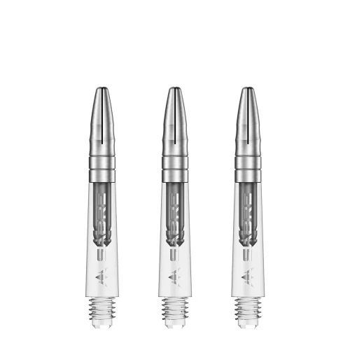 Shafty Mission Sabre Short clear - srebrny aluminiowy top