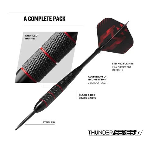Lotki do darta Thunder Series M1 22g