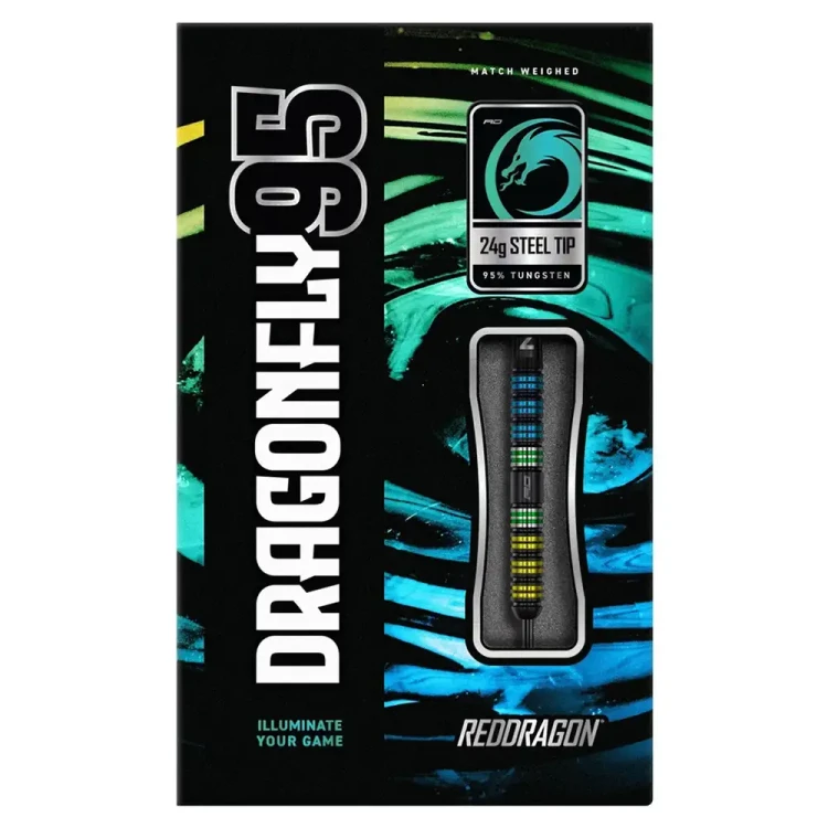 Lotki do darta Red Dragon Dragonfly 95 - Tapered 24g - opakowanie