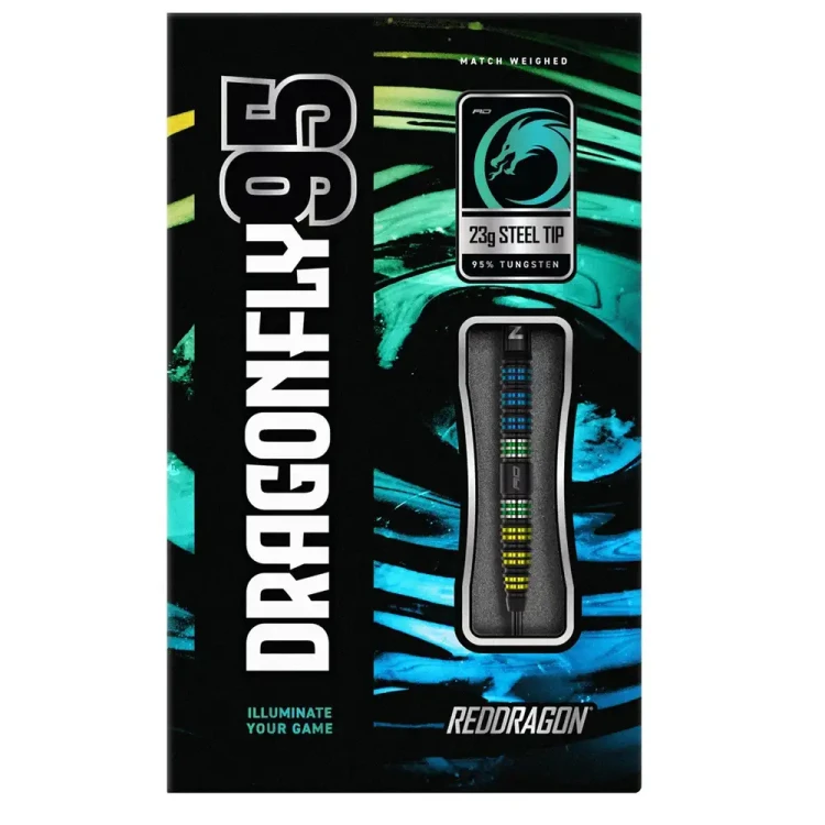 Lotki do darta Red Dragon Dragonfly 95 - Tapered 23g - opakowanie