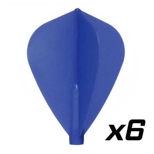 Piórka Cosmo Darts Fit Flight x6 niebieskie Kite
