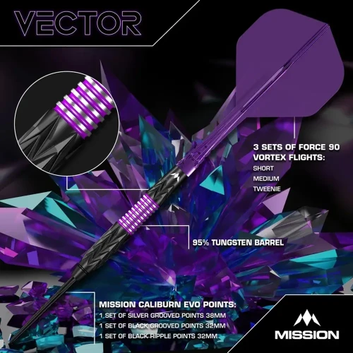 Lotki do darta Mission Vector 22g