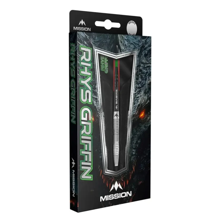 Lotki do darta Mission Rhys Griffin 22g 95% - opakowanie