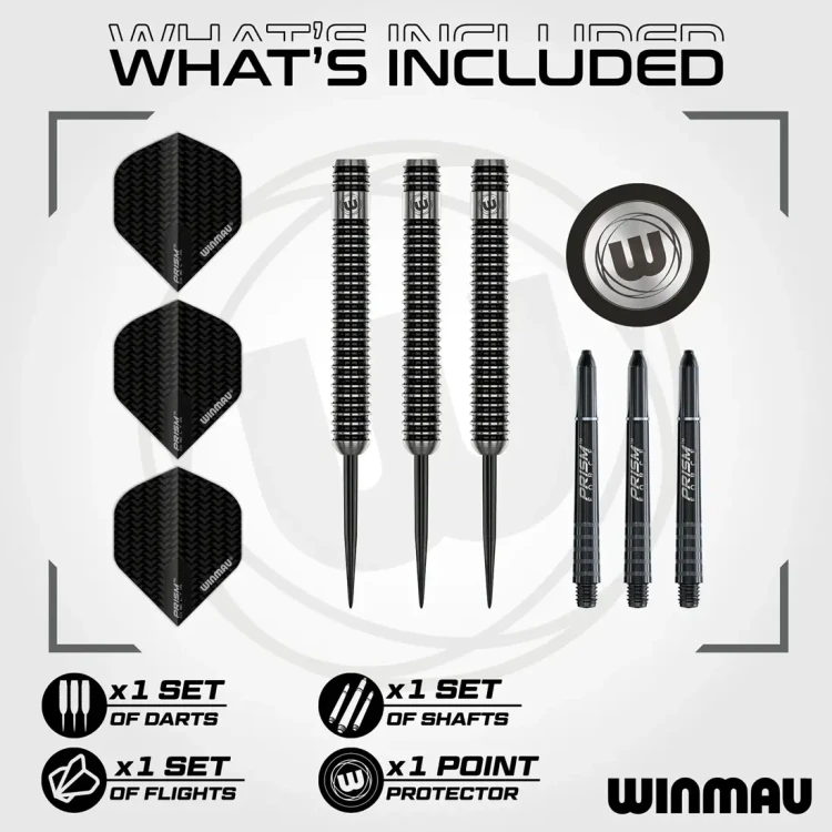 Lotki do darta Winmau Blackout 22g 90%