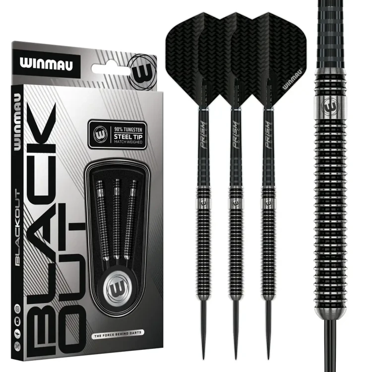 Lotki do darta Winmau Blackout 24g 90%