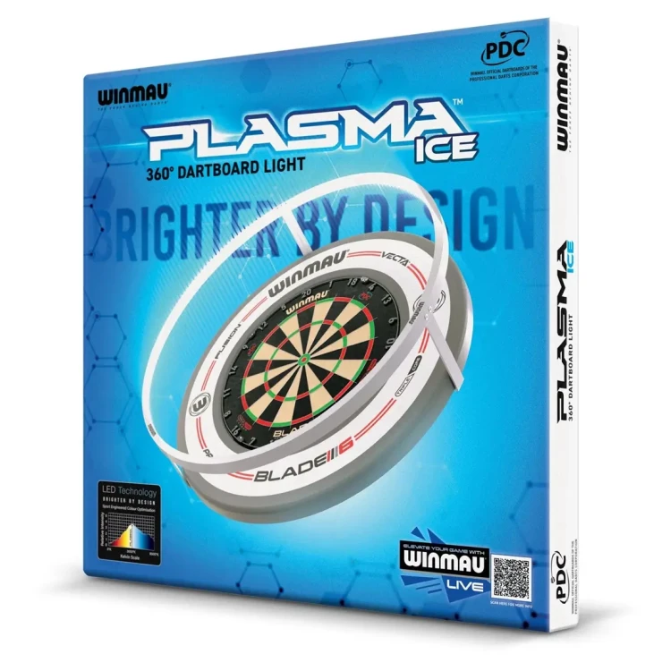 Oświetlenie tarczy Winmau Plasma Ice - opakowanie