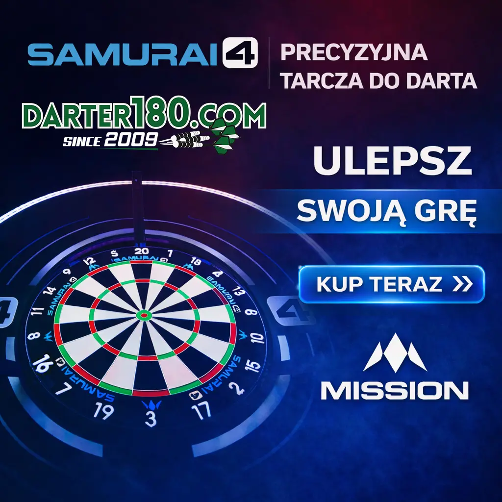 Tarcza do darta Mission Samurai 4